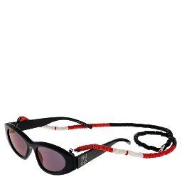 Black Polyamide Sunglasses