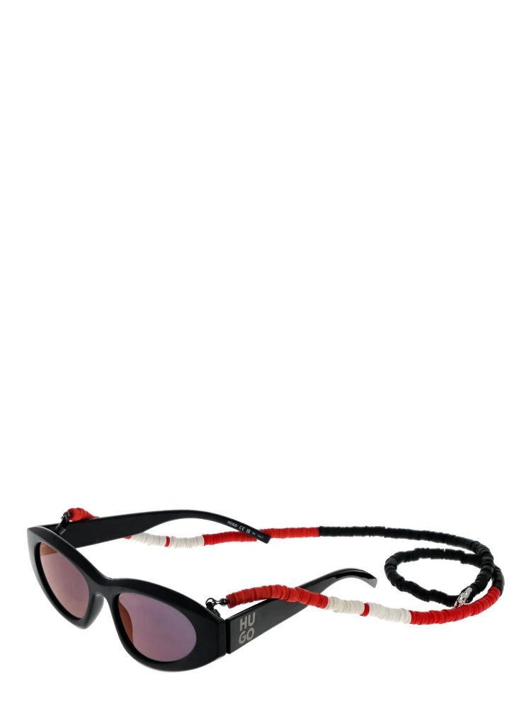 Black Polyamide Sunglasses