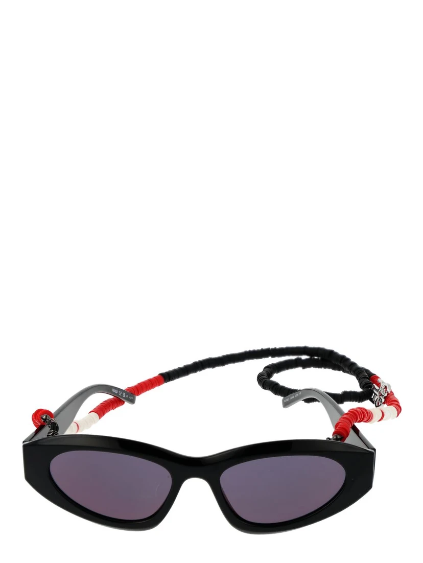 Black Polyamide Sunglasses