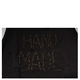 Black Sleeveless Round Neck Tank T-shirt