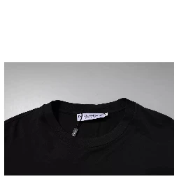 Black DG Logo Cotton Crew Neck T-shirt