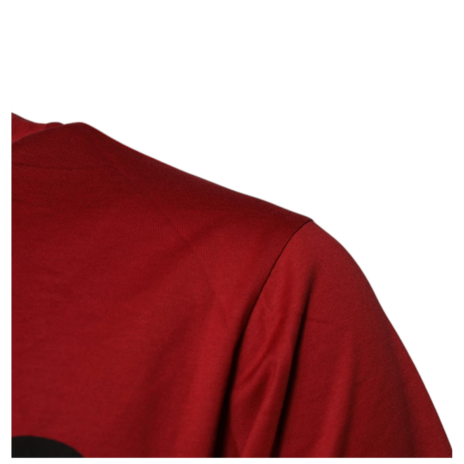 Red DG Logo Cotton Crew Neck T-shirt