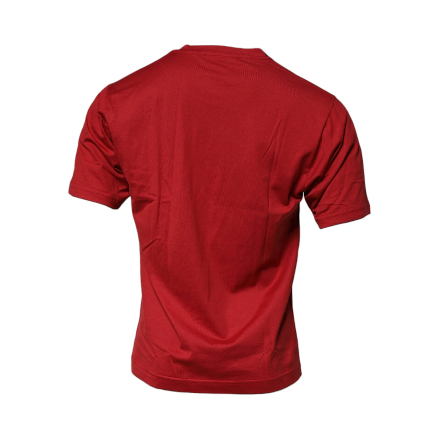 Red DG Logo Cotton Crew Neck T-shirt