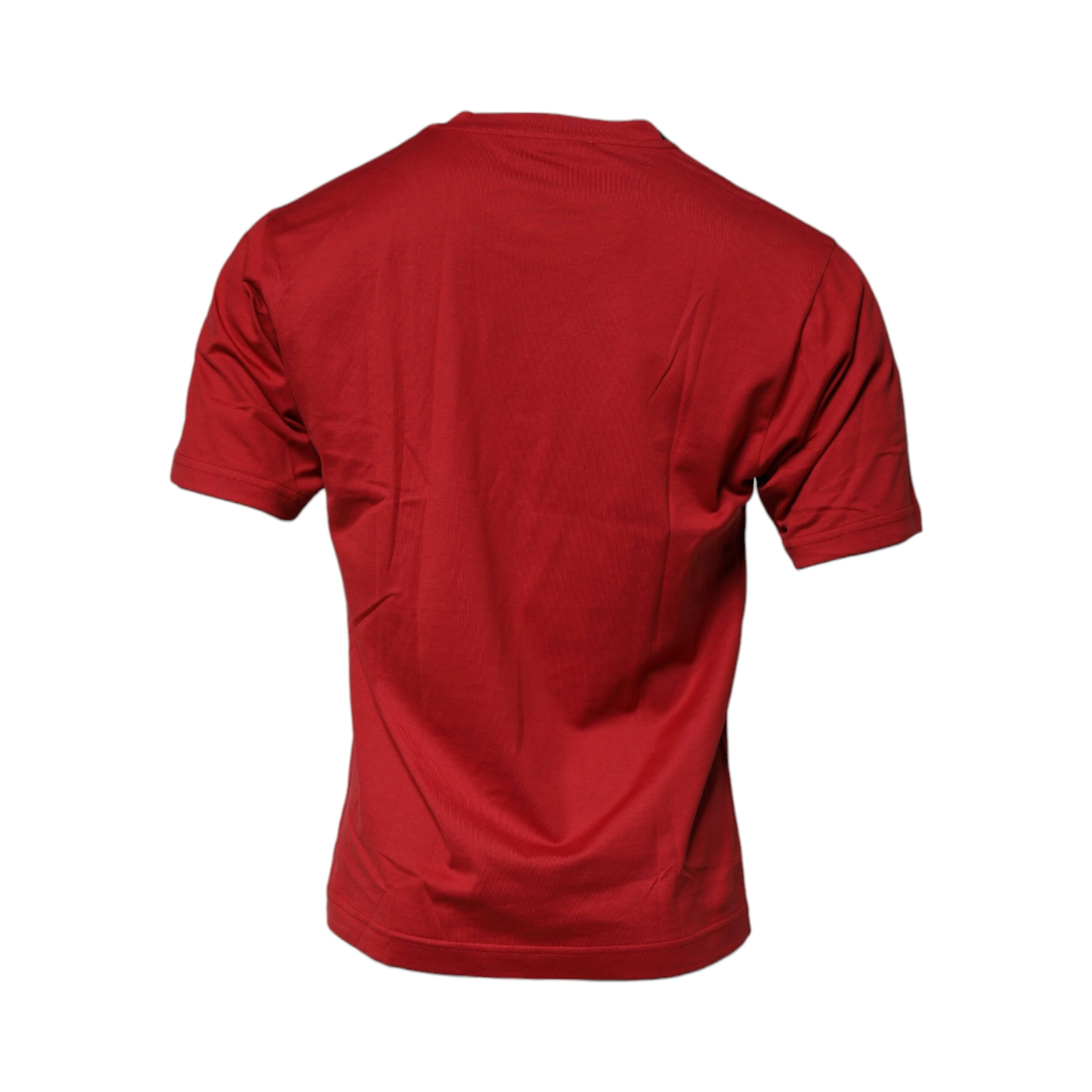 Red DG Logo Cotton Crew Neck T-shirt