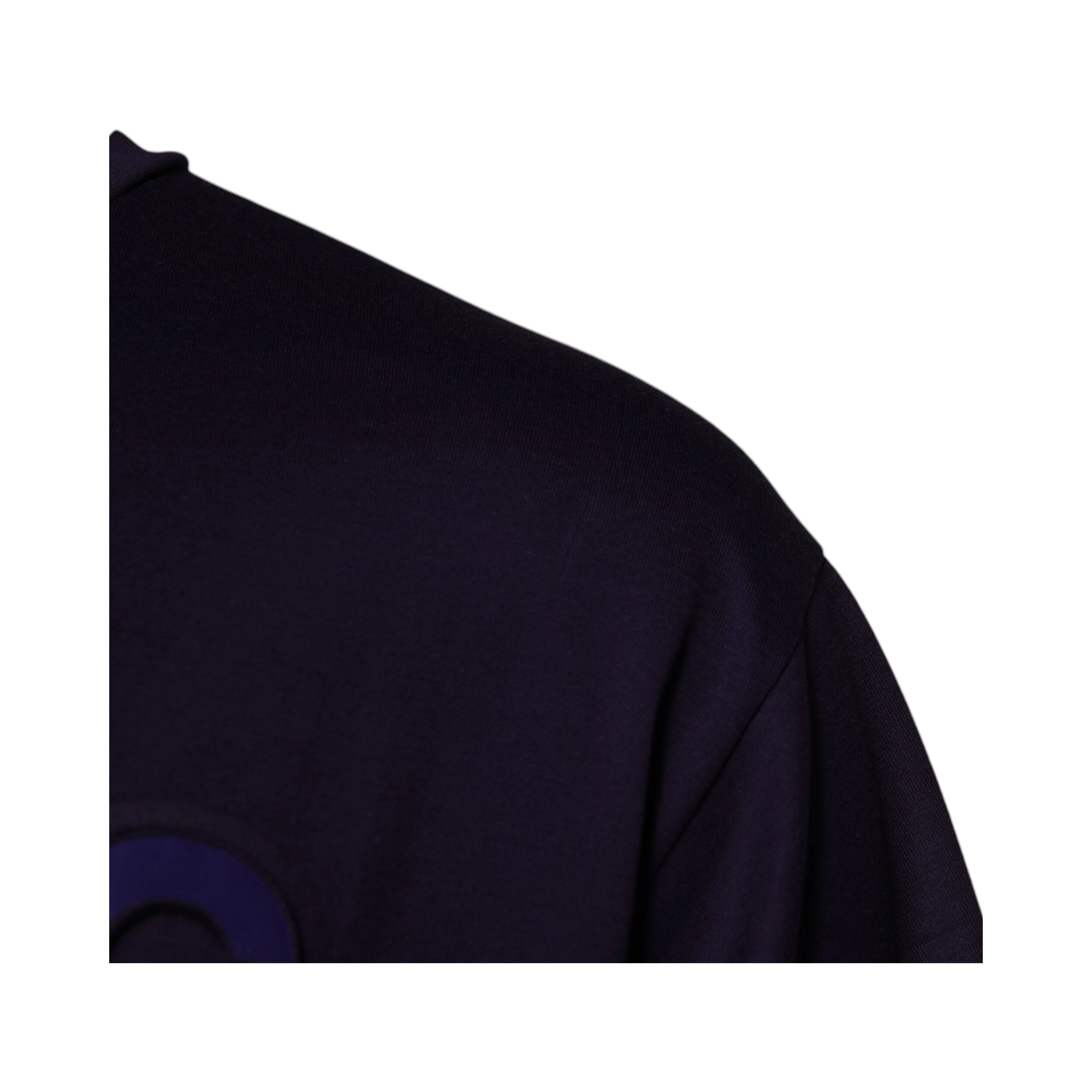 Navy Blue DG Logo Cotton Crew Neck T-shirt