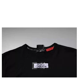 Black #DGMILLENNIALS Cotton Crew Neck T-shirt