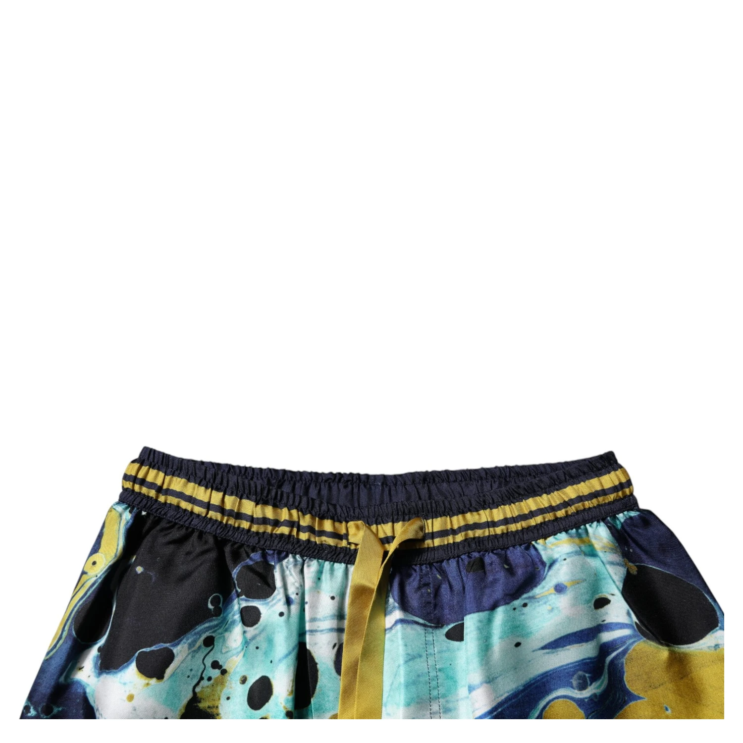 Multicolor Marble Print Jogger Sweatpants Pants