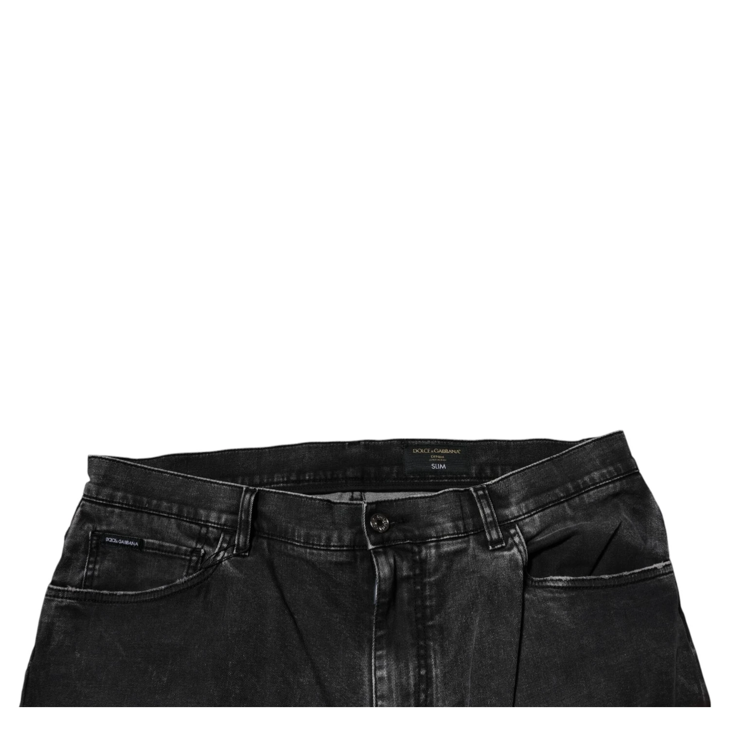 Black Cotton Stretch Skinny Men Denim Jeans