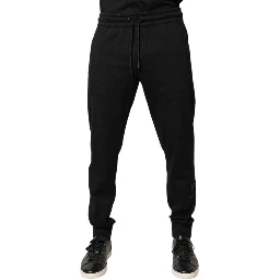 Black Cotton Jogger Jogging Pants