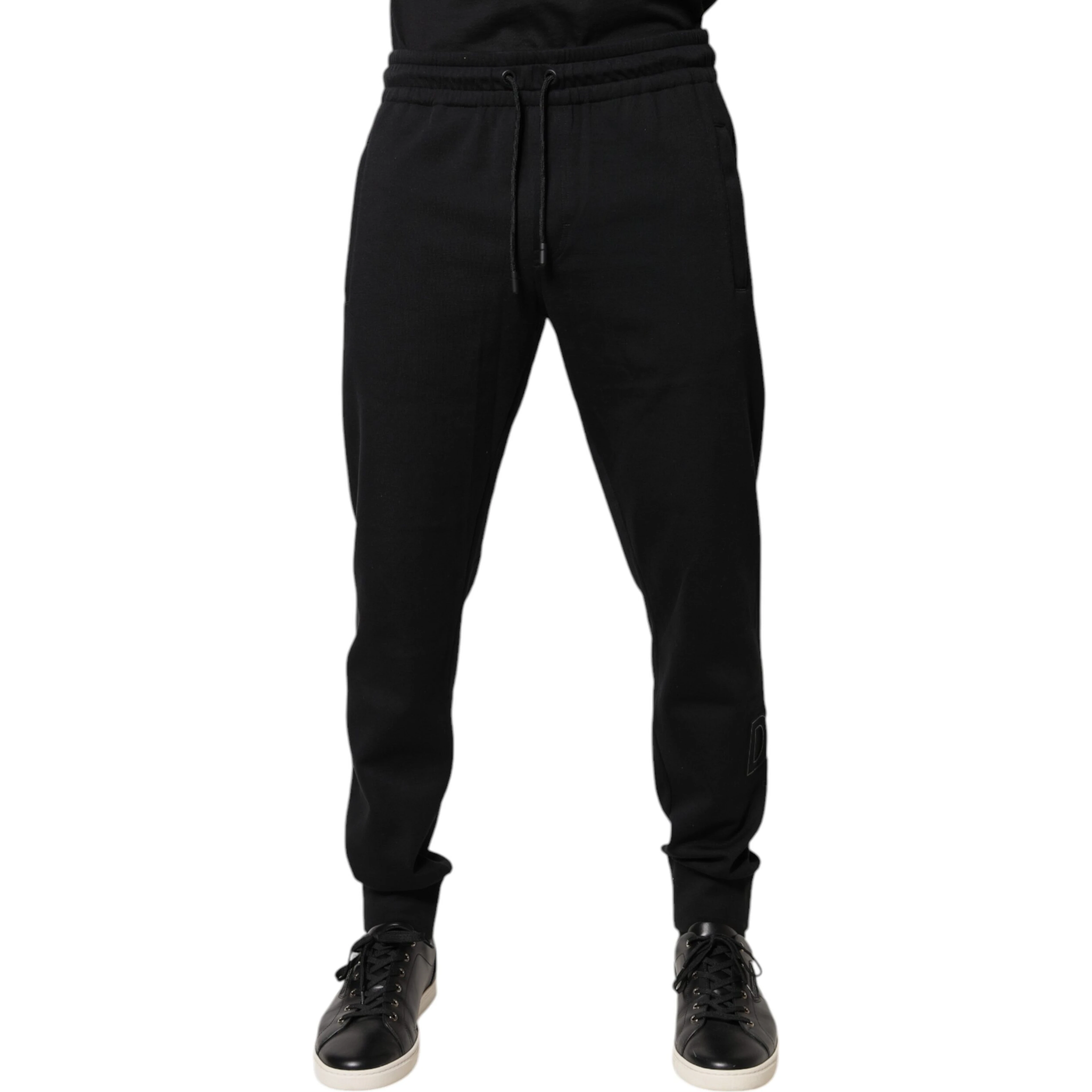 Black Cotton Jogger Jogging Pants