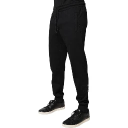 Black Cotton Jogger Jogging Pants
