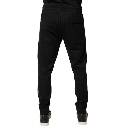 Black Cotton Jogger Jogging Pants