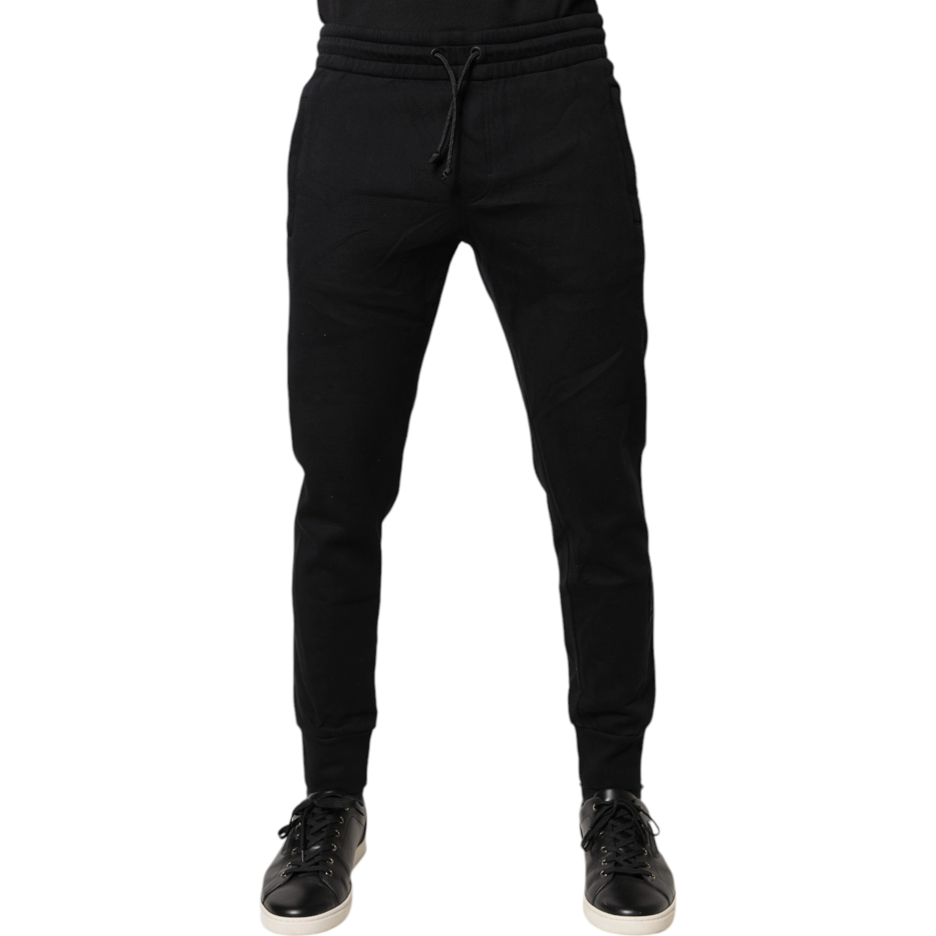 Black Cotton Jogger Jogging Pants