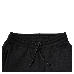 Black Cotton Jogger Jogging Pants