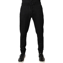 Black Cotton Jogger Jogging Pants