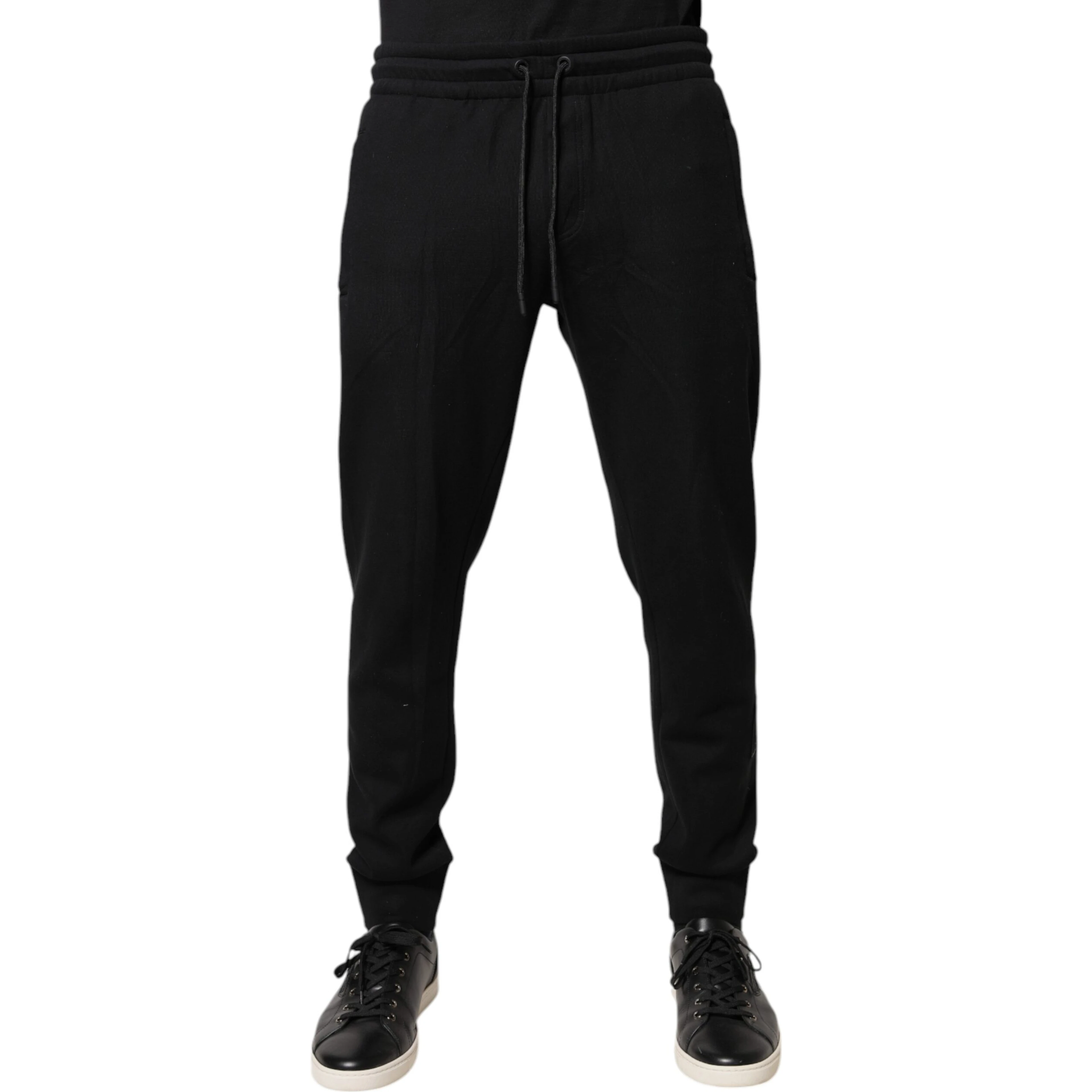 Black Cotton Jogger Jogging Pants