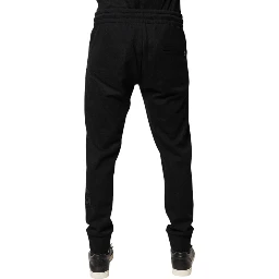 Black Cotton Jogger Jogging Pants