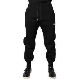 Black Modal Jogger Jogging Pants
