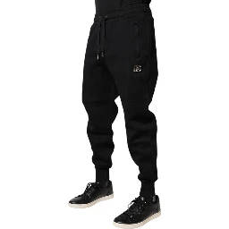 Black Modal Jogger Jogging Pants