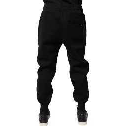 Black Modal Jogger Jogging Pants