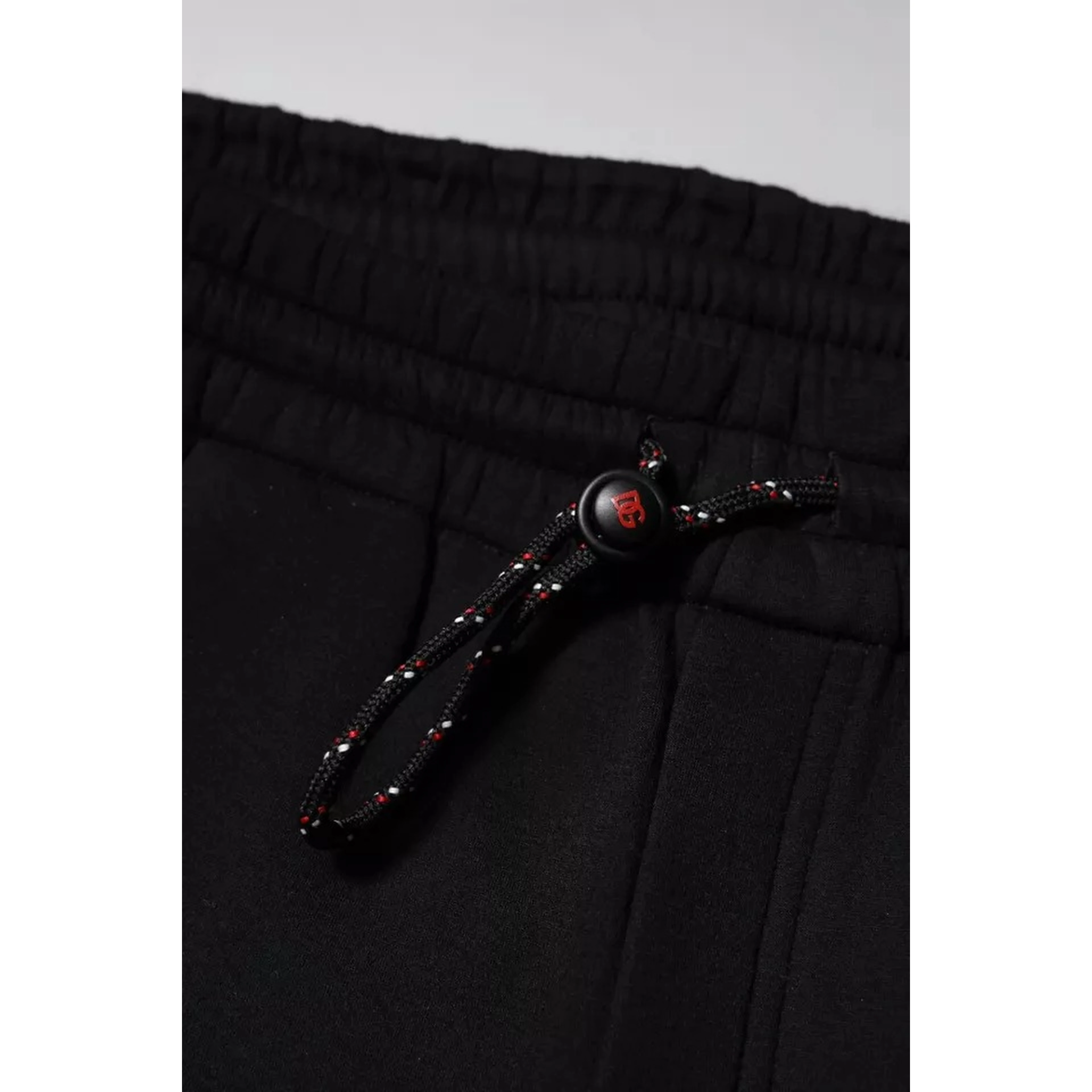 Black Logo Patch CottonJogger Sweatpants Pants