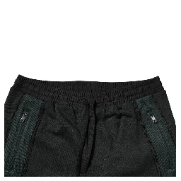 Black Cotton Blend Jogger Sweatpants Pants