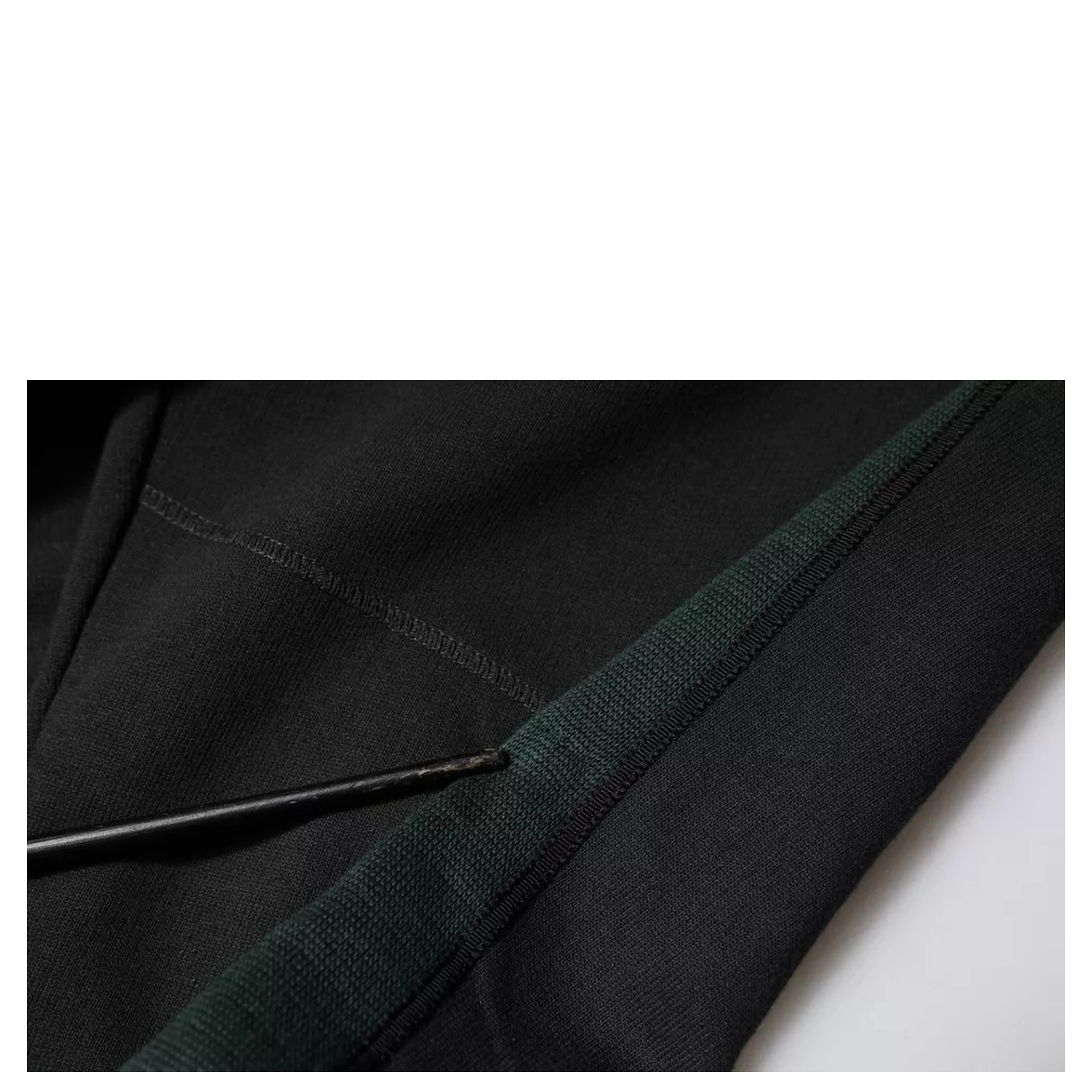 Black Cotton Blend Jogger Sweatpants Pants