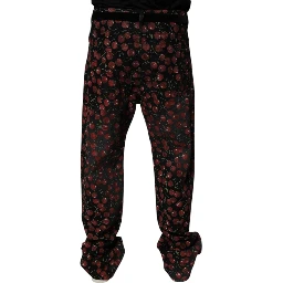 Black Cherry Cotton Straight Men Denim Jeans