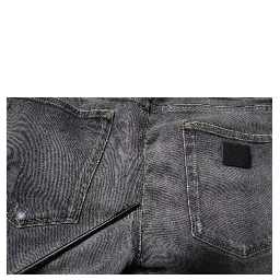Dark Gray Washed Cotton Skinny Men Denim Jeans