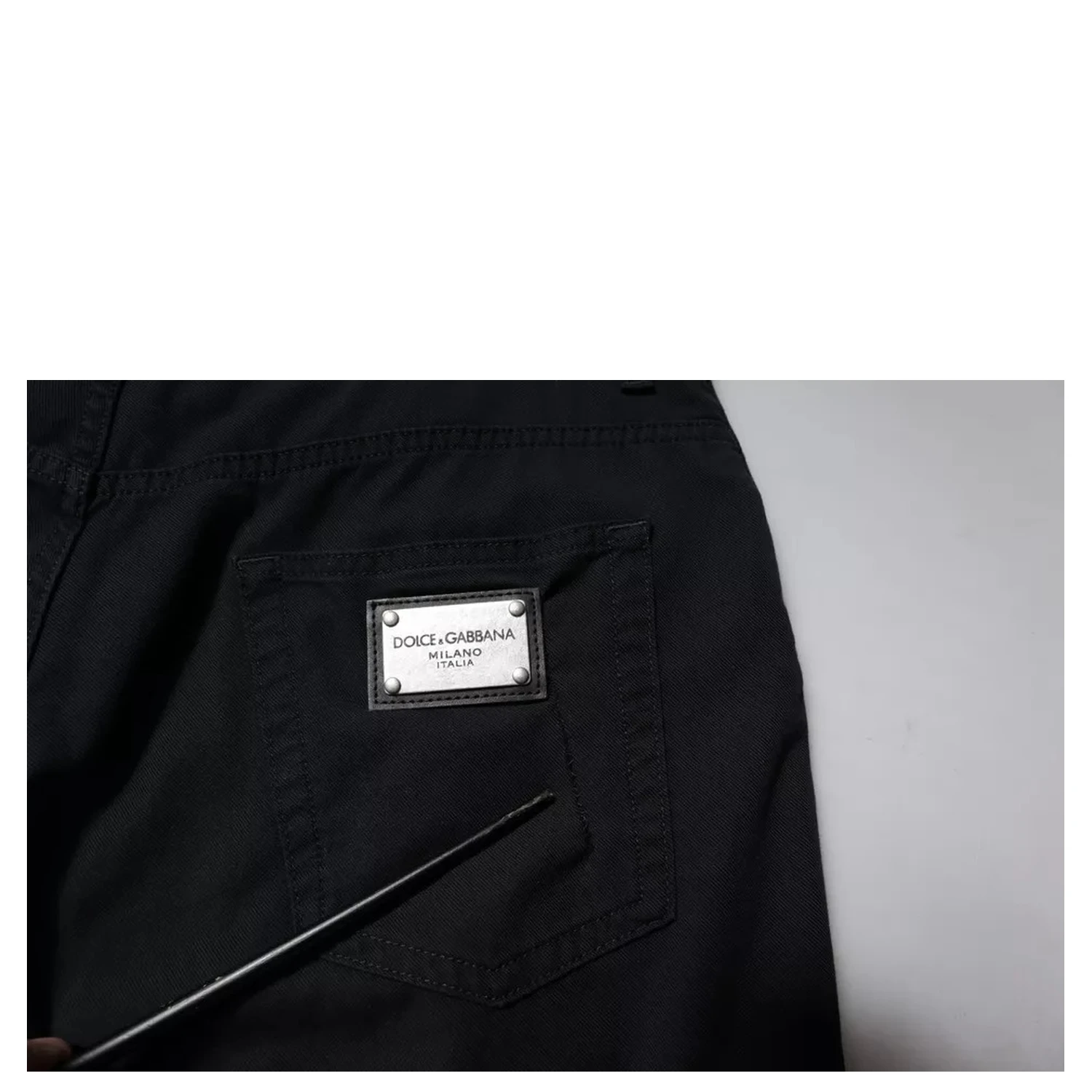 Dark Blue Cotton Stretch Loose Men Denim Jeans