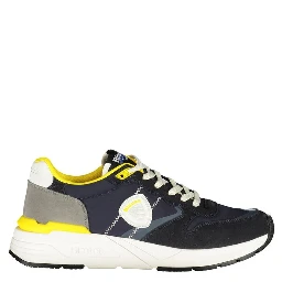 Ray Panelled Lace-up Sneakers In Blue