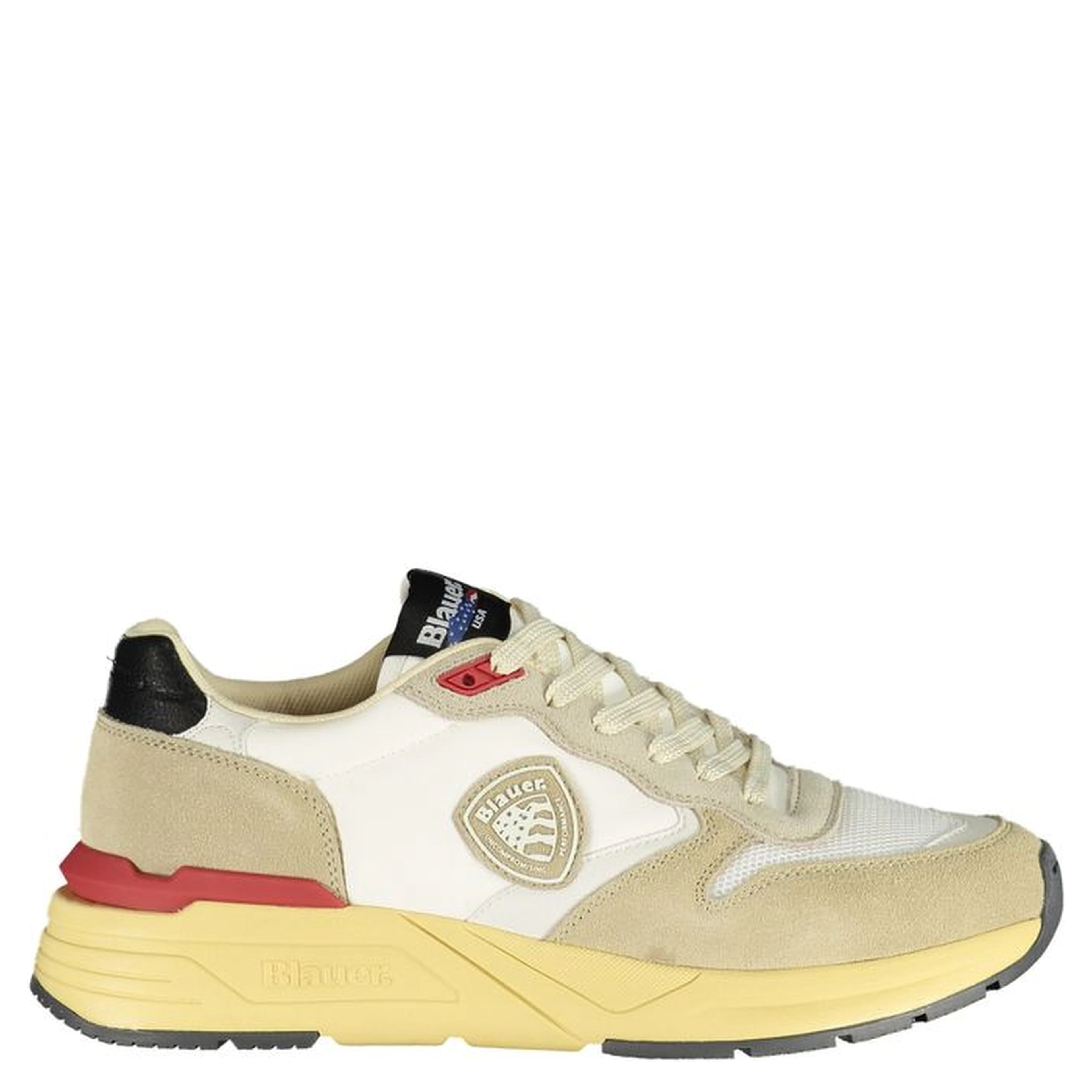 Beige Polyester Sneaker