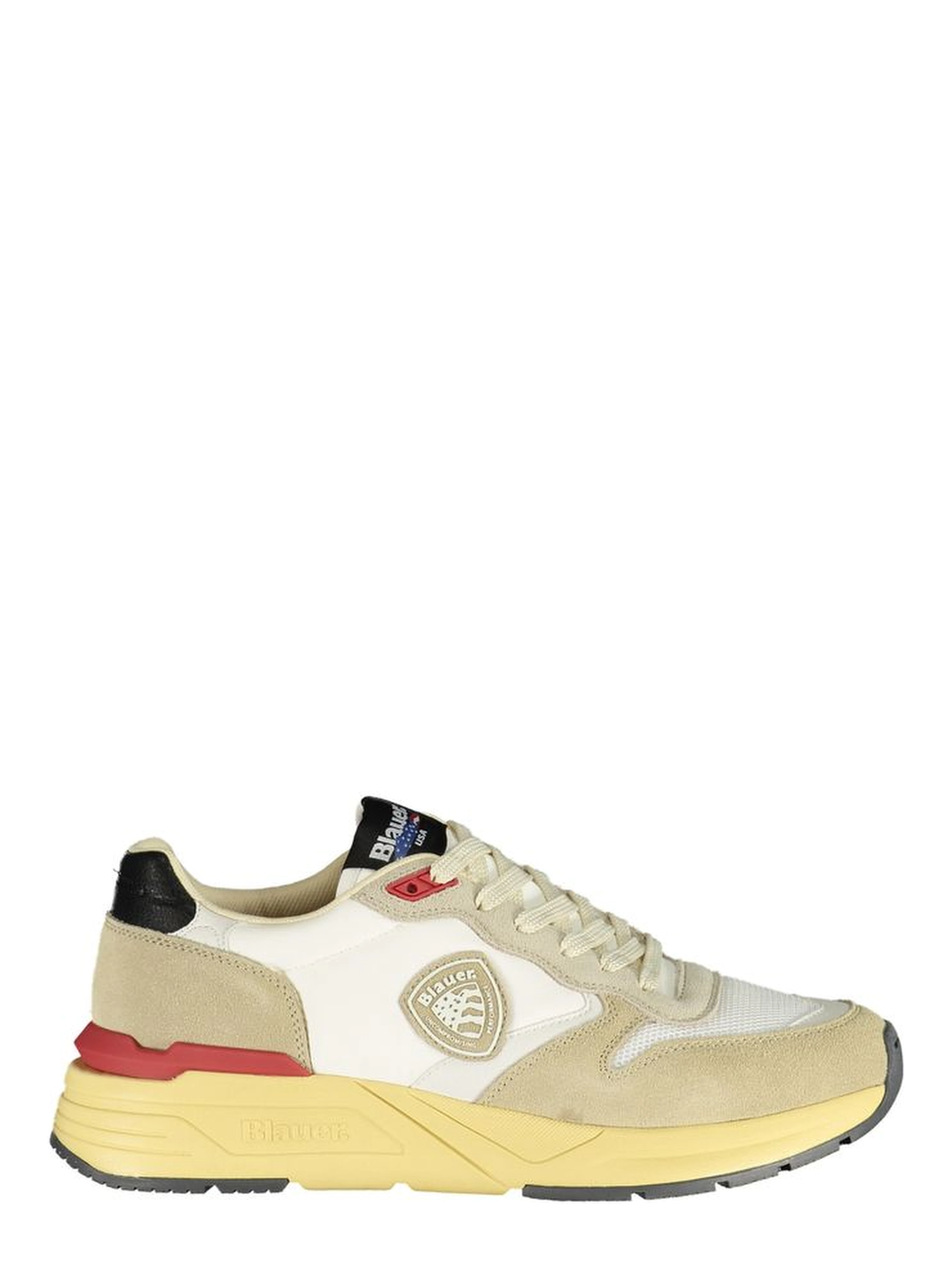 Beige Polyester Sneaker