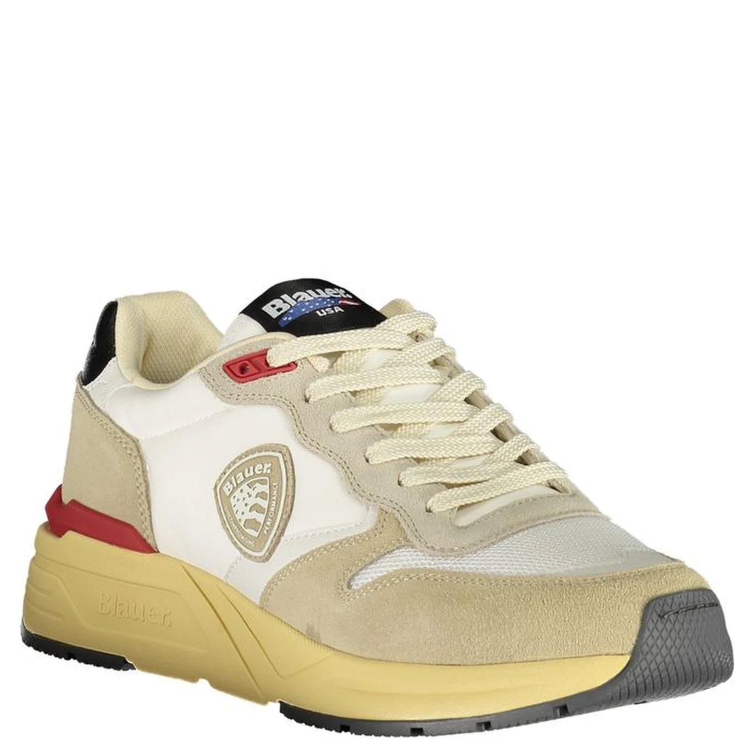 Beige Polyester Sneaker