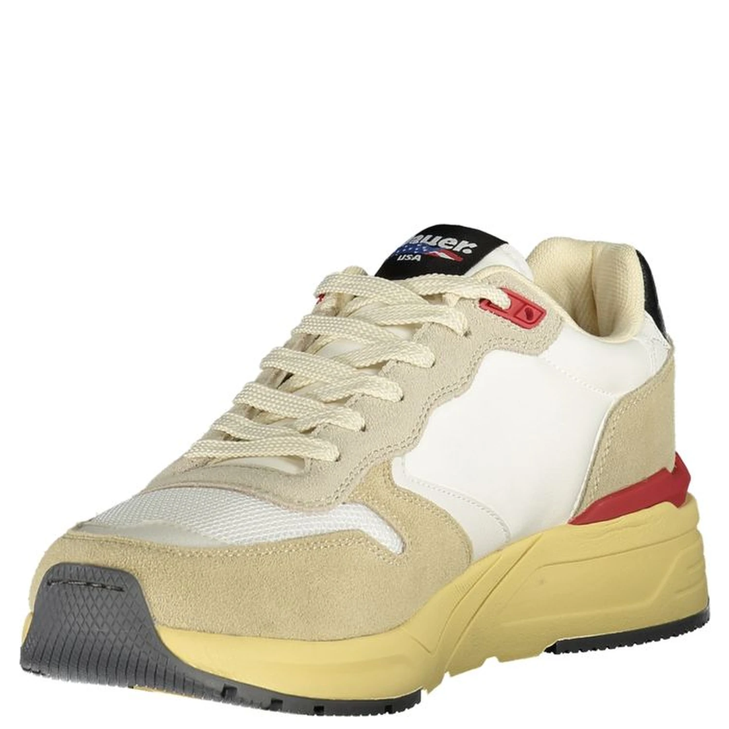 Beige Polyester Sneaker