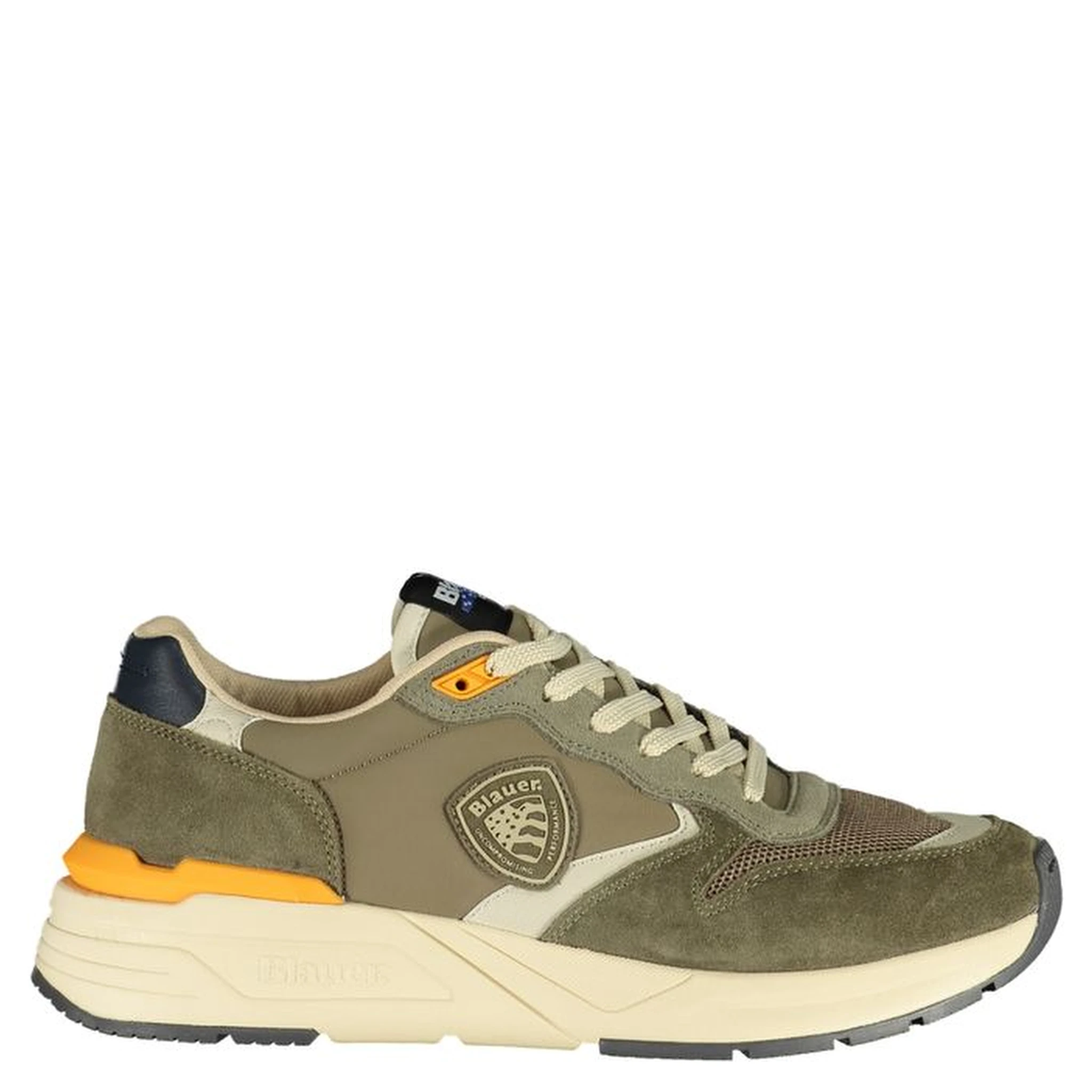 leather panel sneakers
