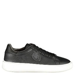 Black Polyester Sneaker