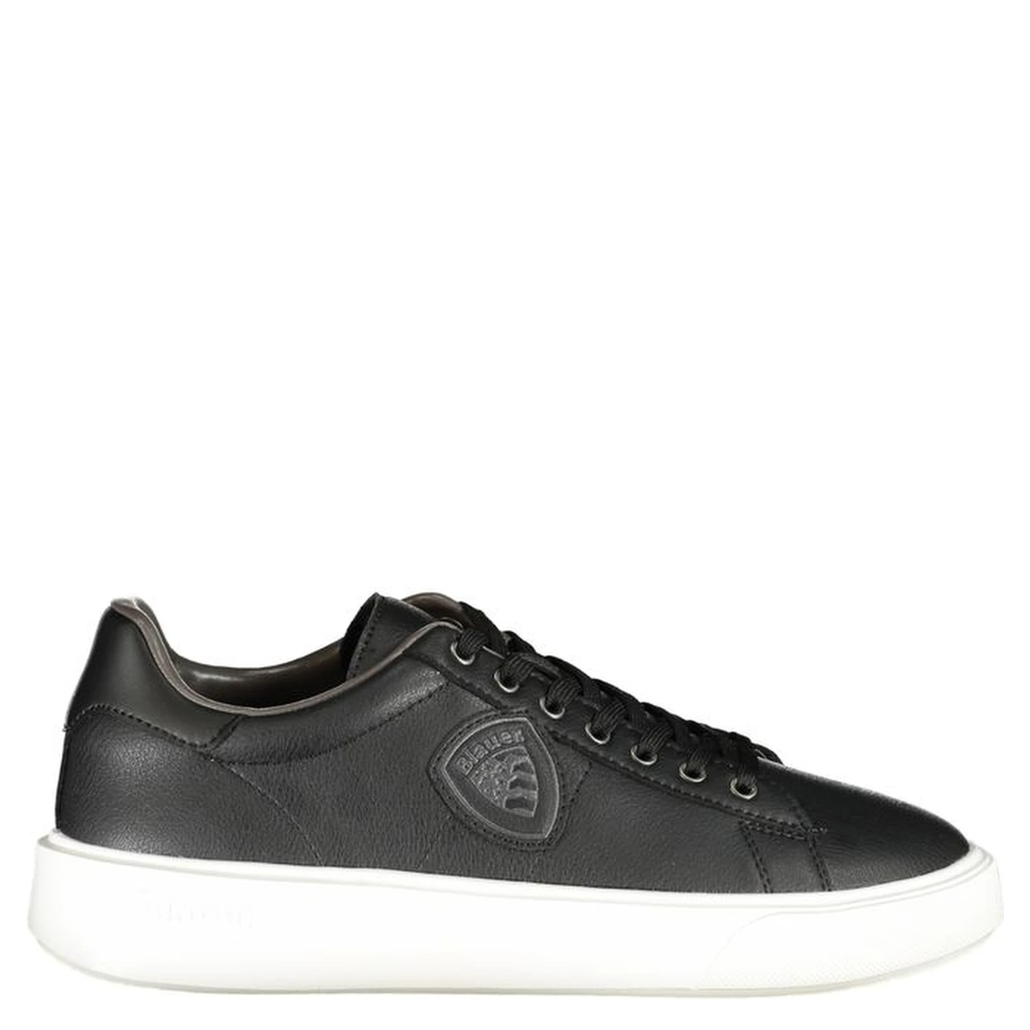 Black Polyester Sneaker