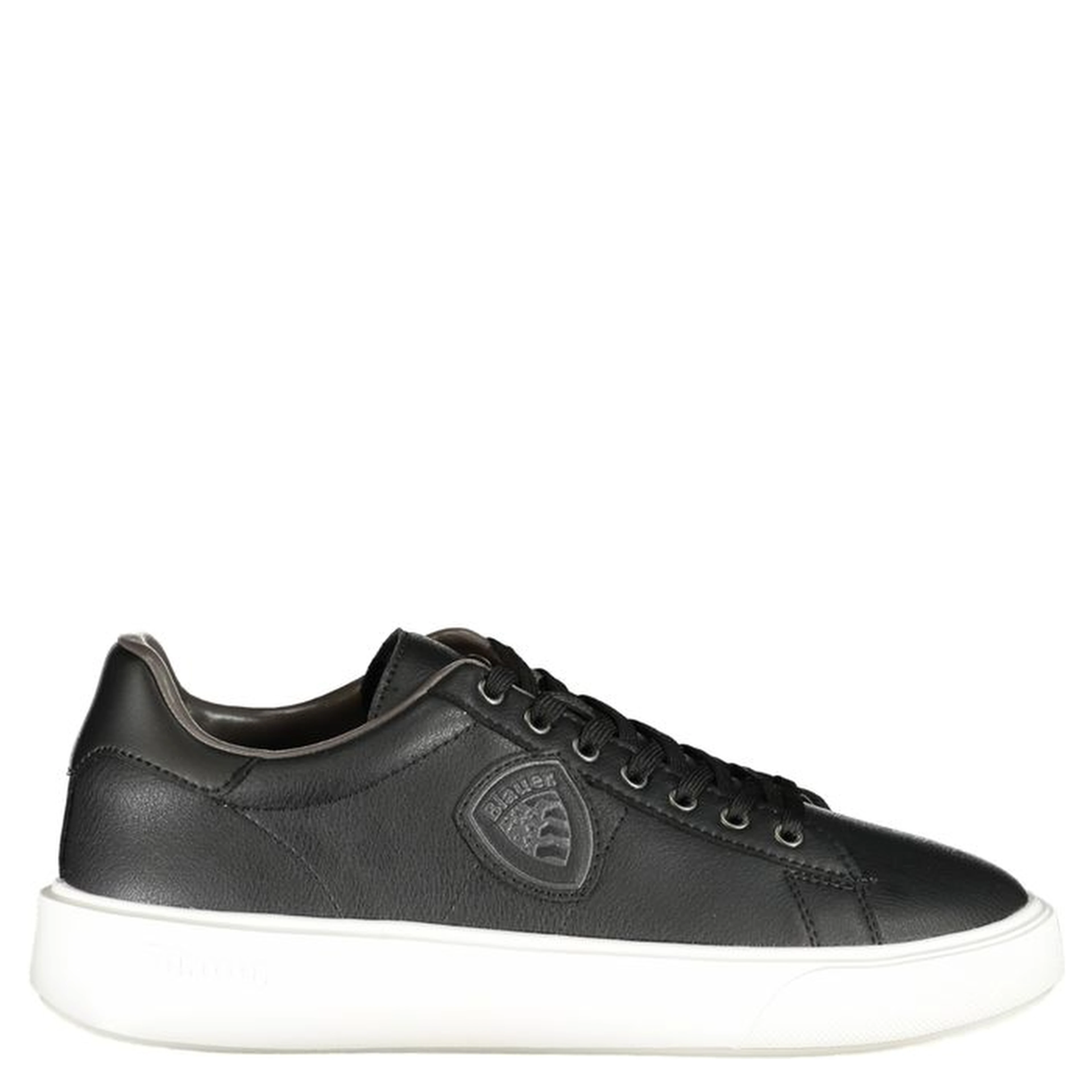 Black Polyester Sneaker
