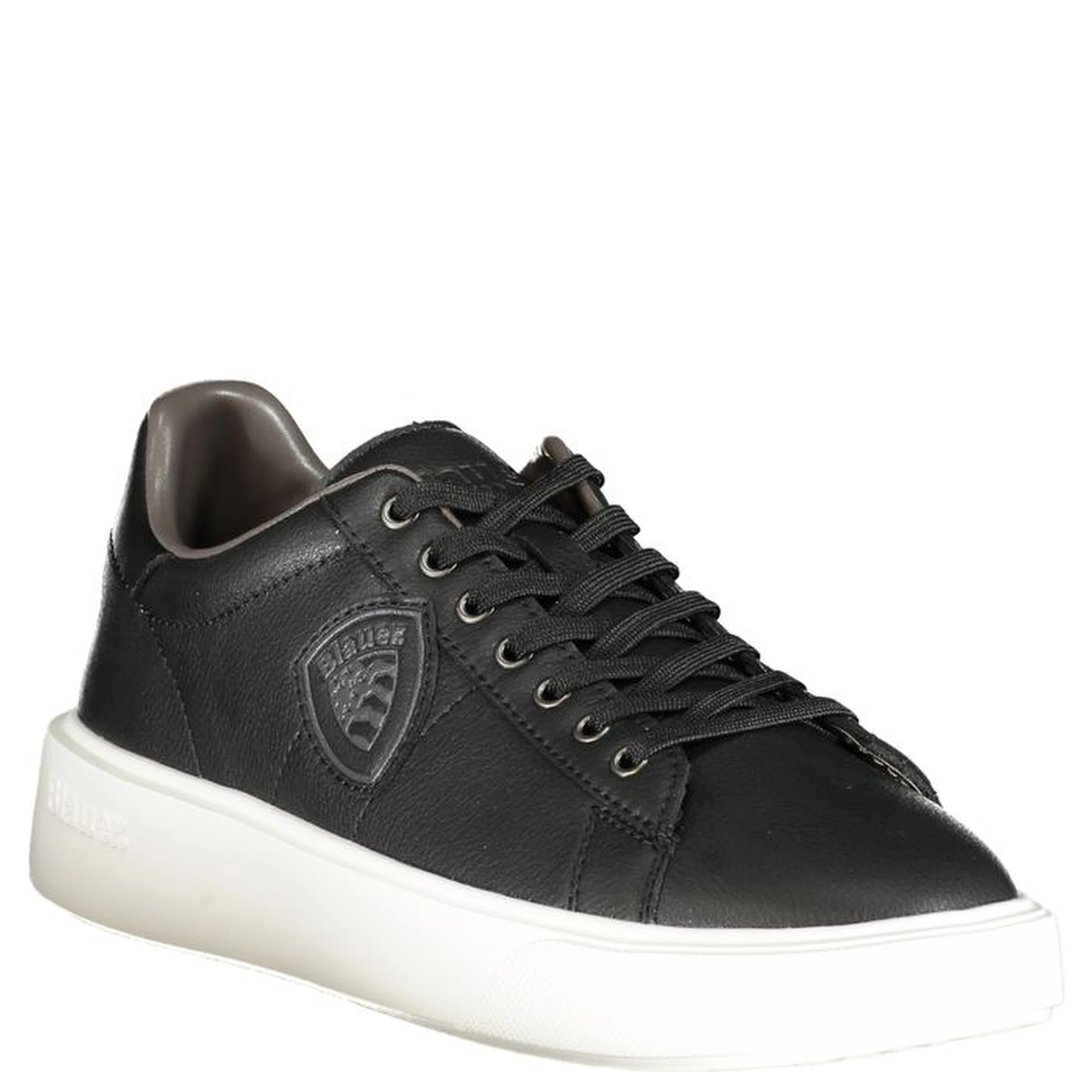 Black Polyester Sneaker