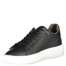 Black Polyester Sneaker