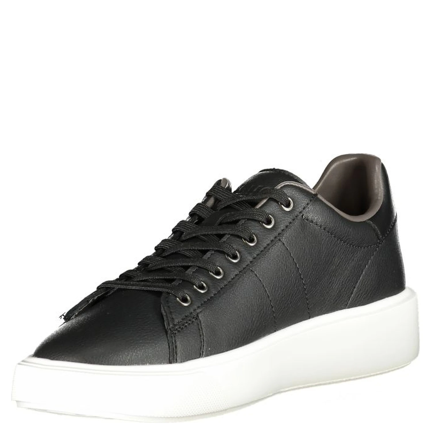 Black Polyester Sneaker