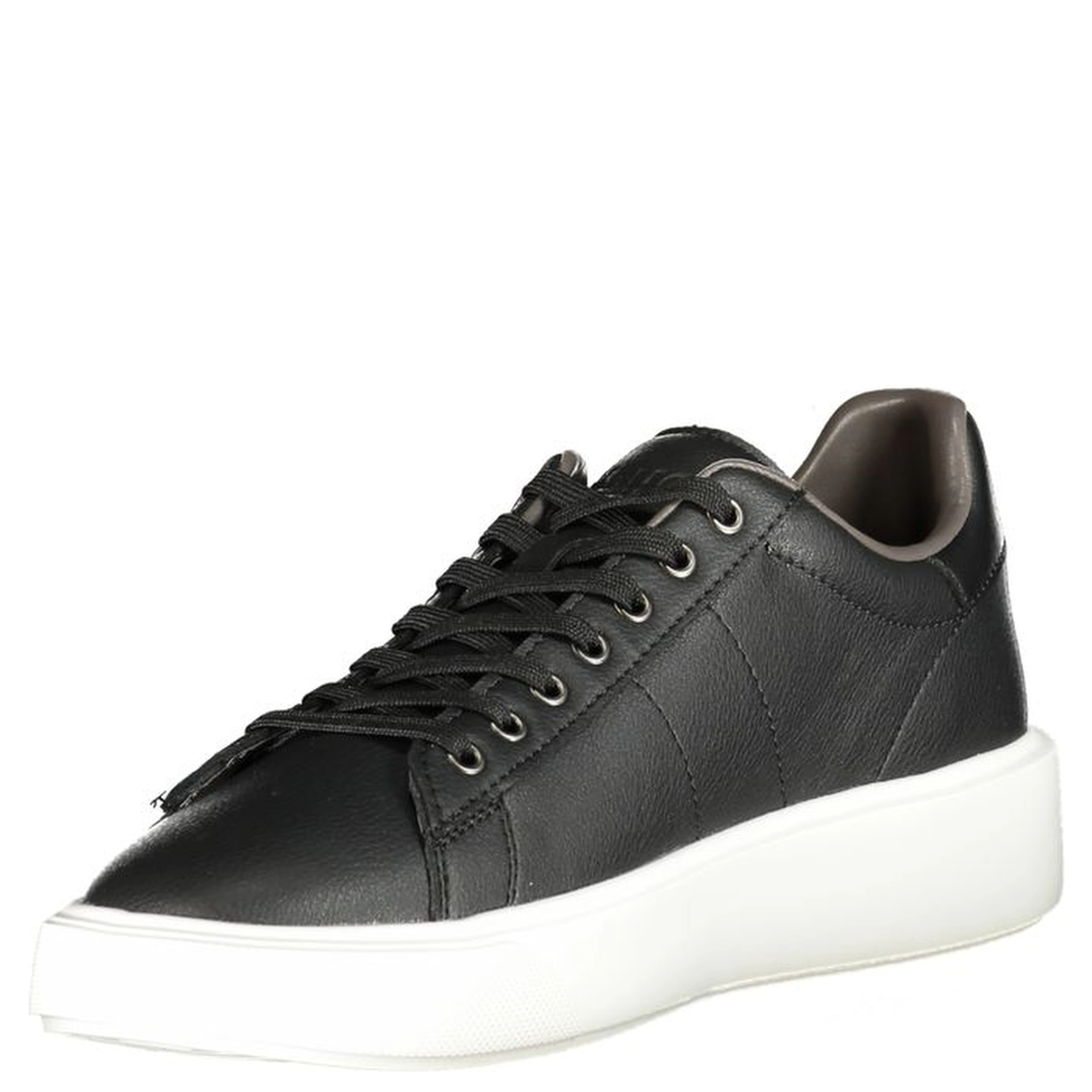 Black Polyester Sneaker