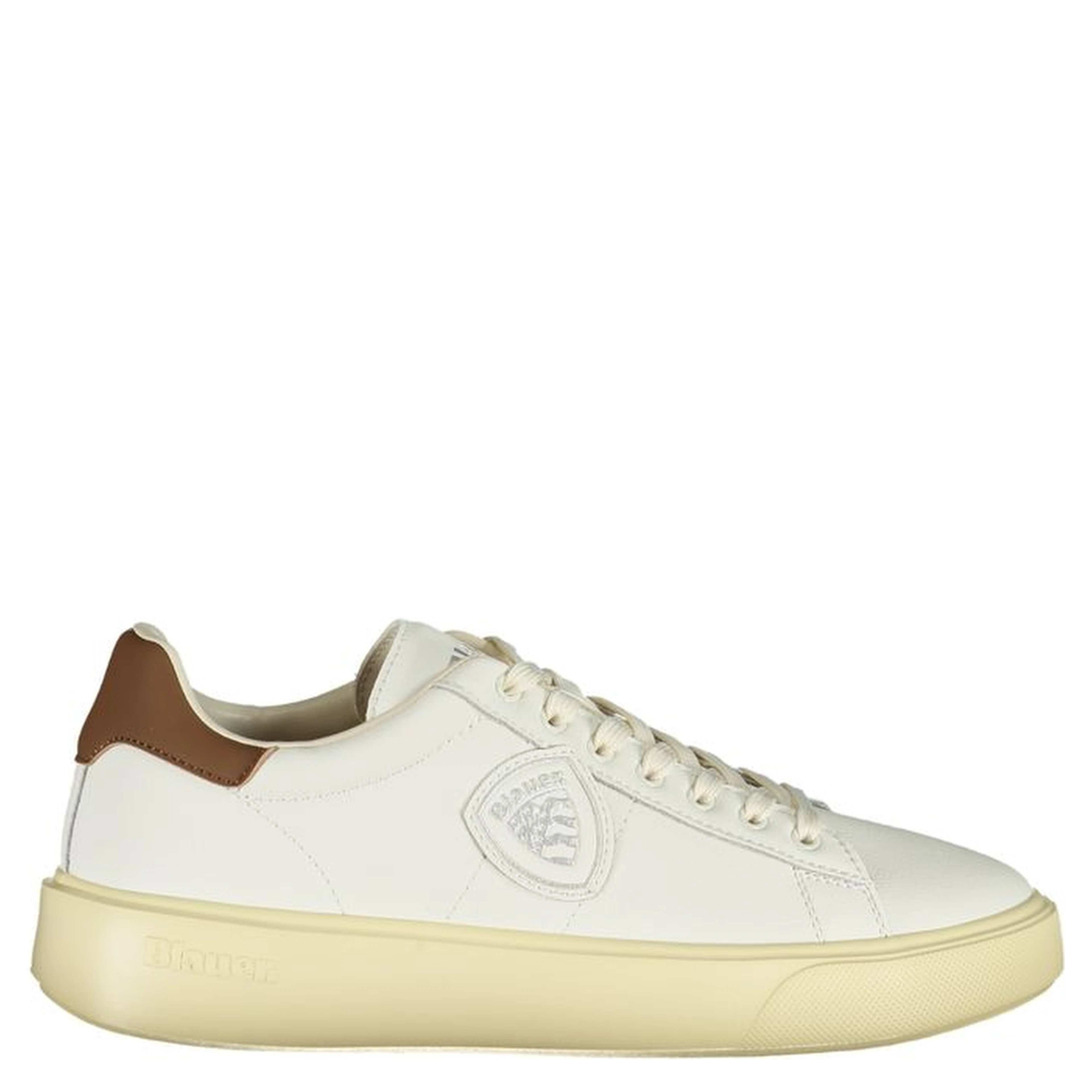 White Polyester Sneaker