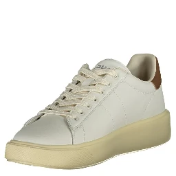White Polyester Sneaker