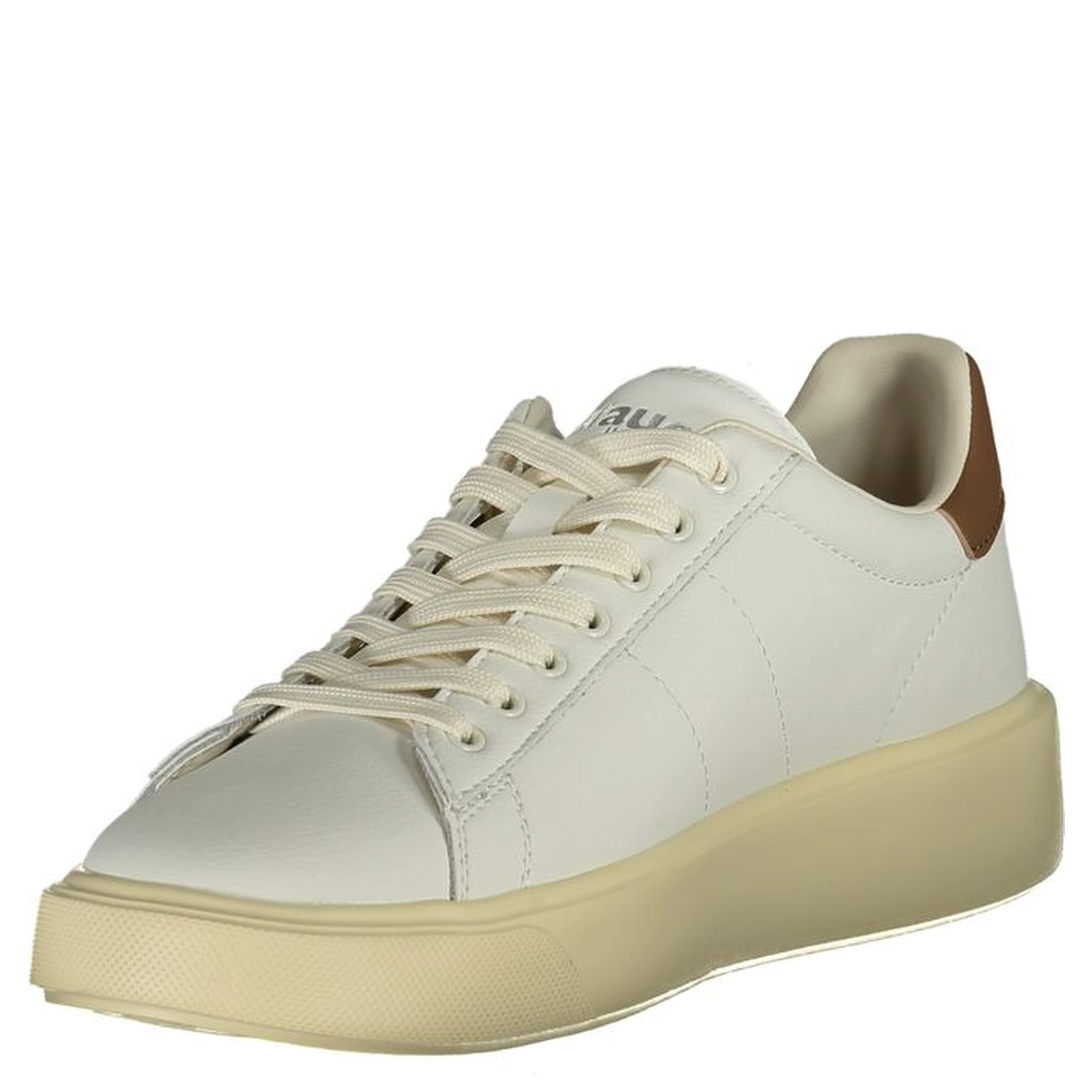 White Polyester Sneaker