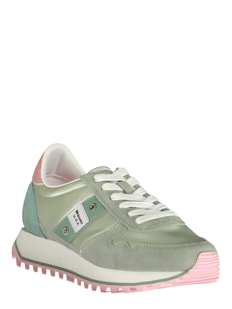 Blauer Green Polyester Women Sneaker alternative