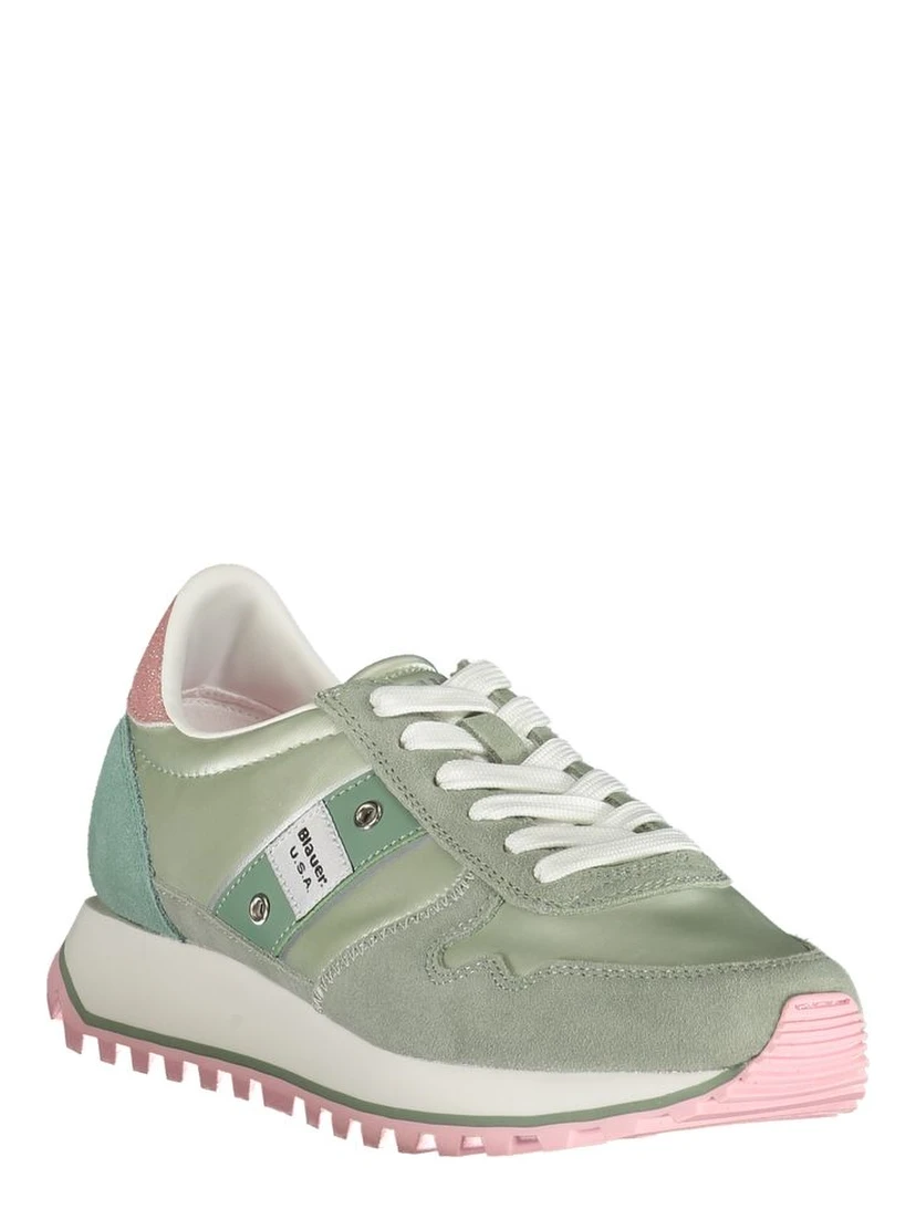 Blauer Green Polyester Women Sneaker