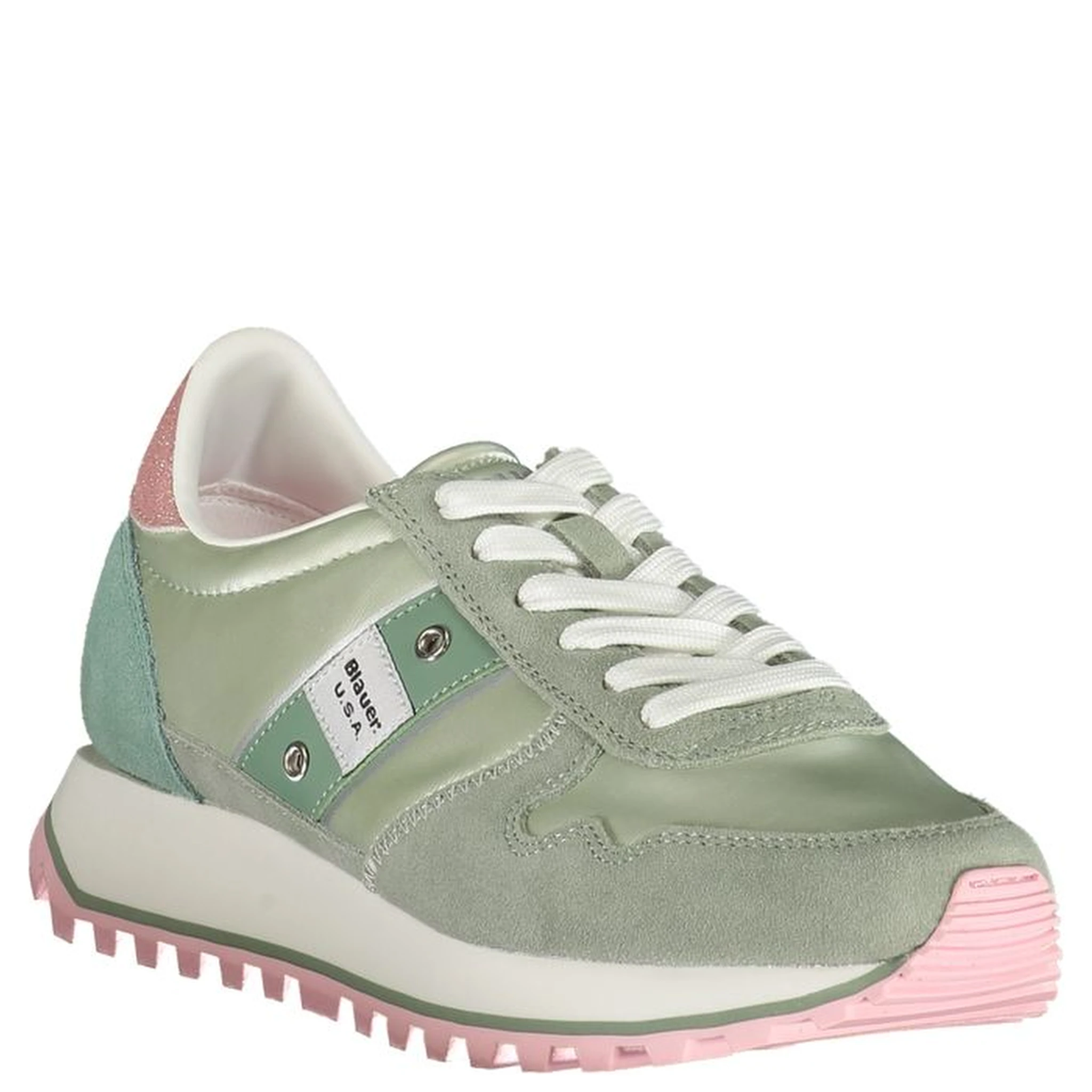 Blauer Green Polyester Women Sneaker