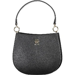 Black Polyester Handbag